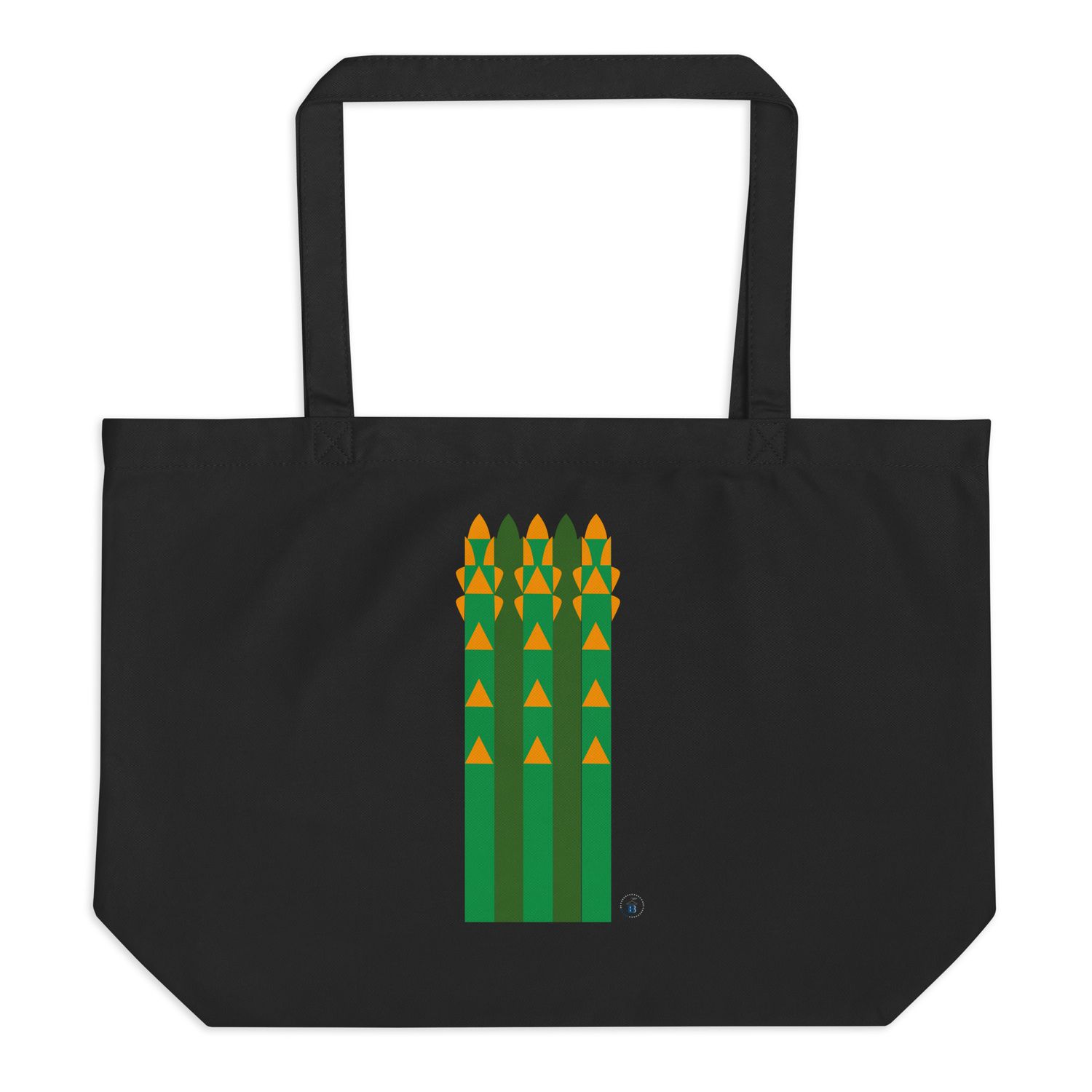 Maxi eco-friendly shopping bag "Asparagus voilà"