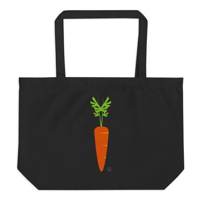Maxi eco-friendly shopping bag "Carrot Mania"