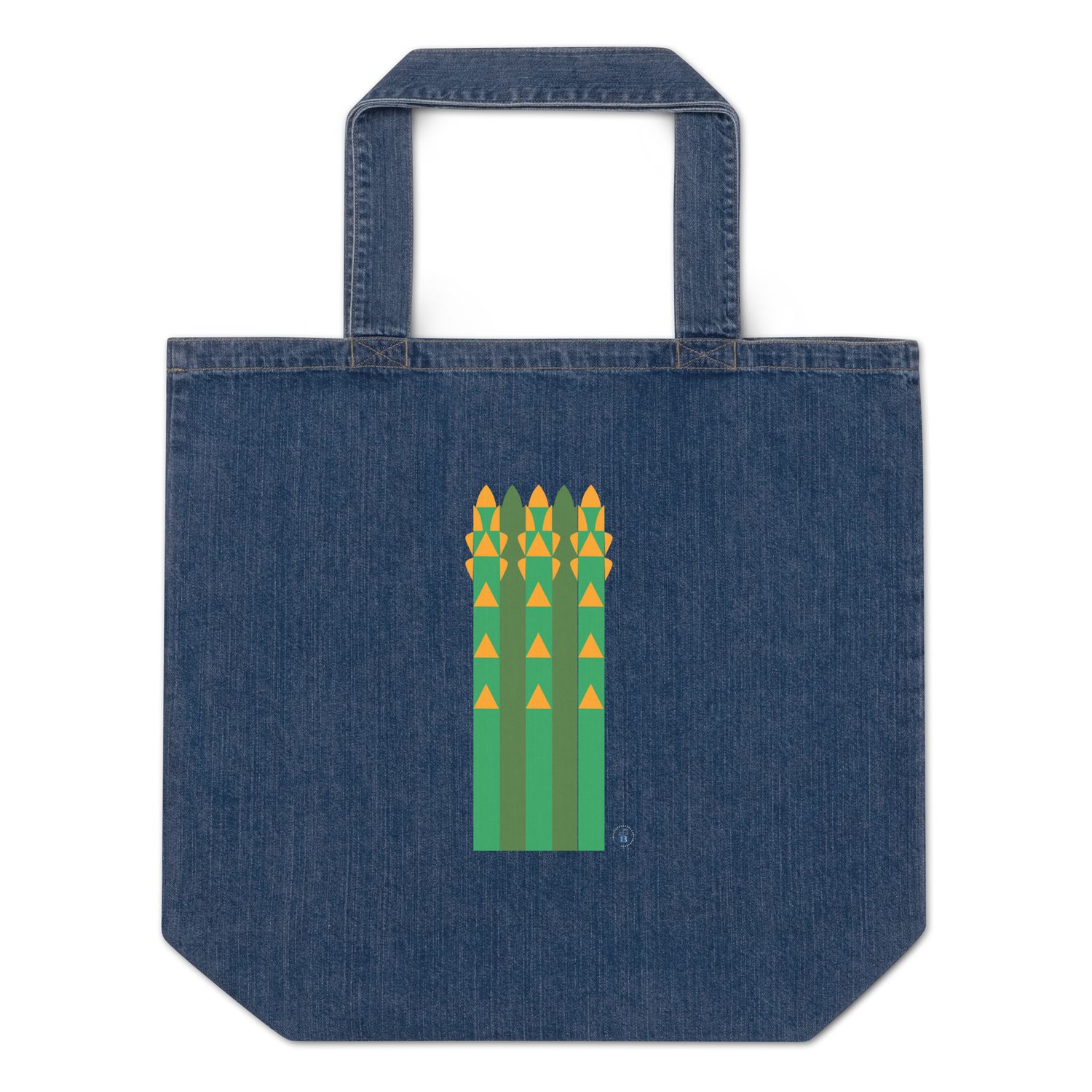 Denim Shopping Bag "Voilà Asparagus"