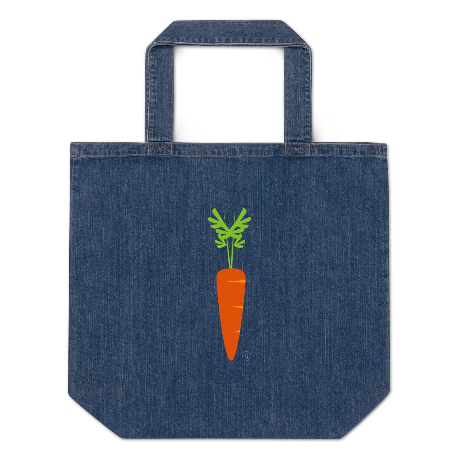 Denim Shopping Bag "Carrot Mania"