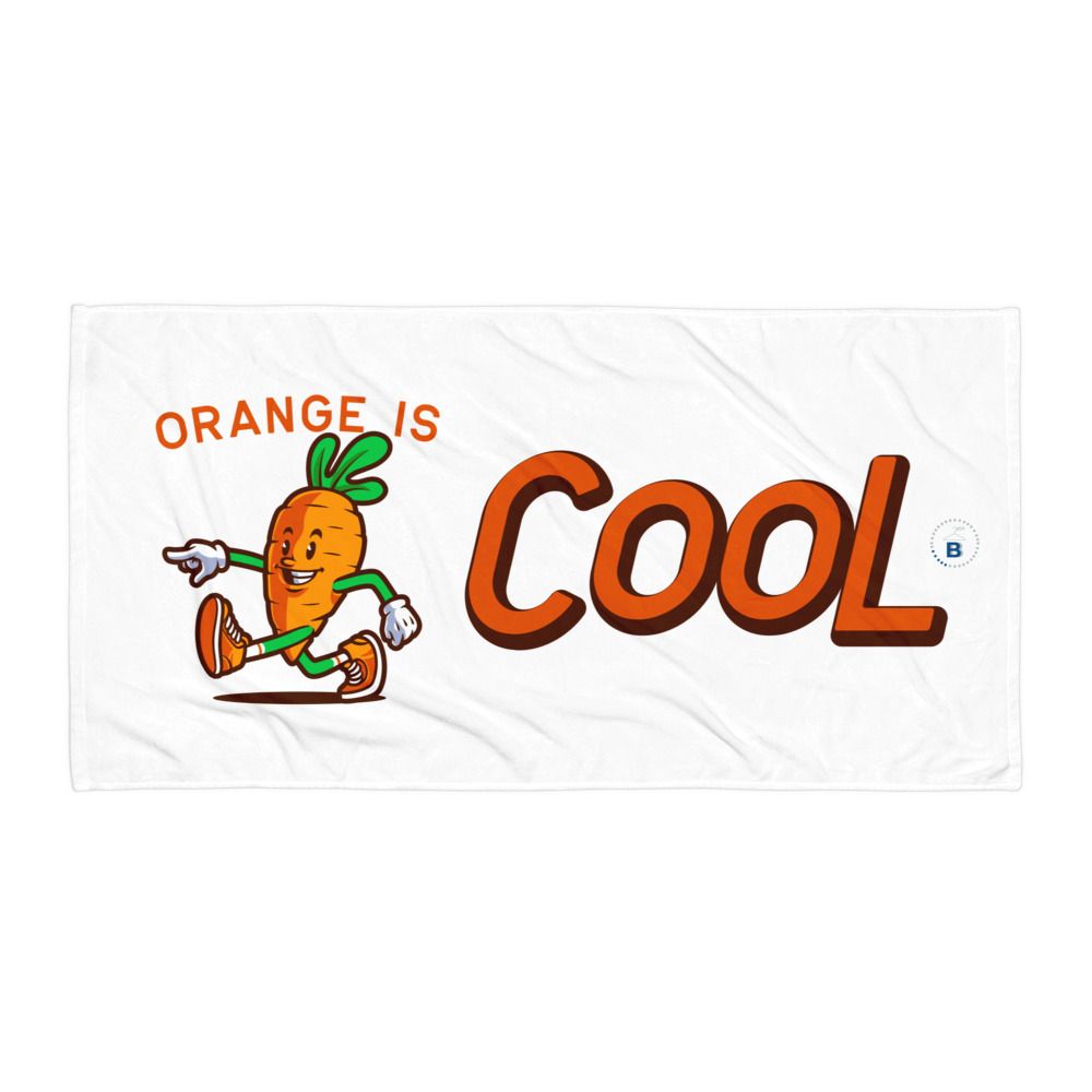 Towel "Orange is cool"