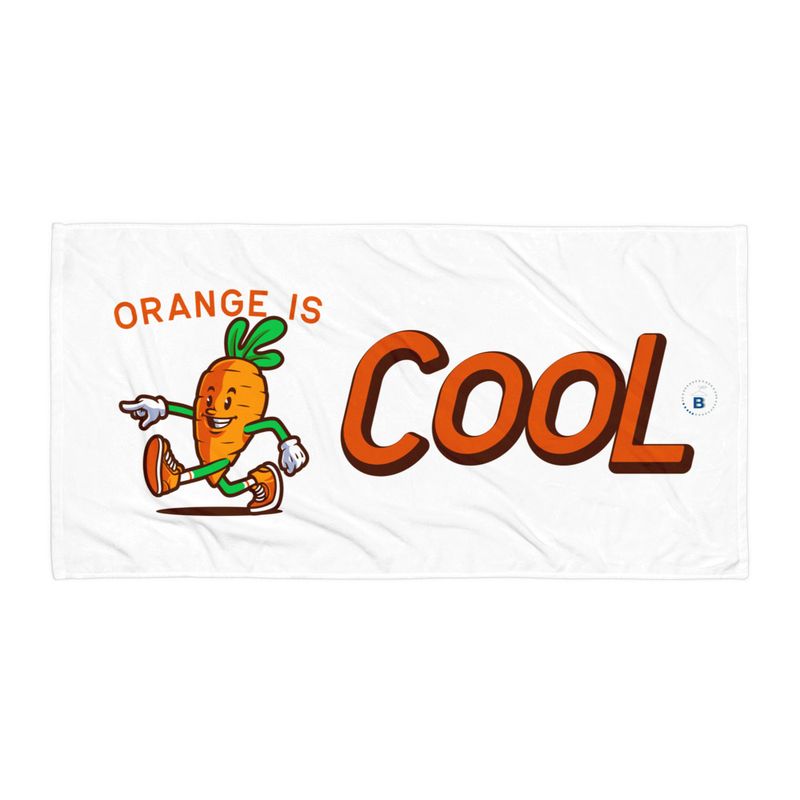 Towel "Orange is cool"