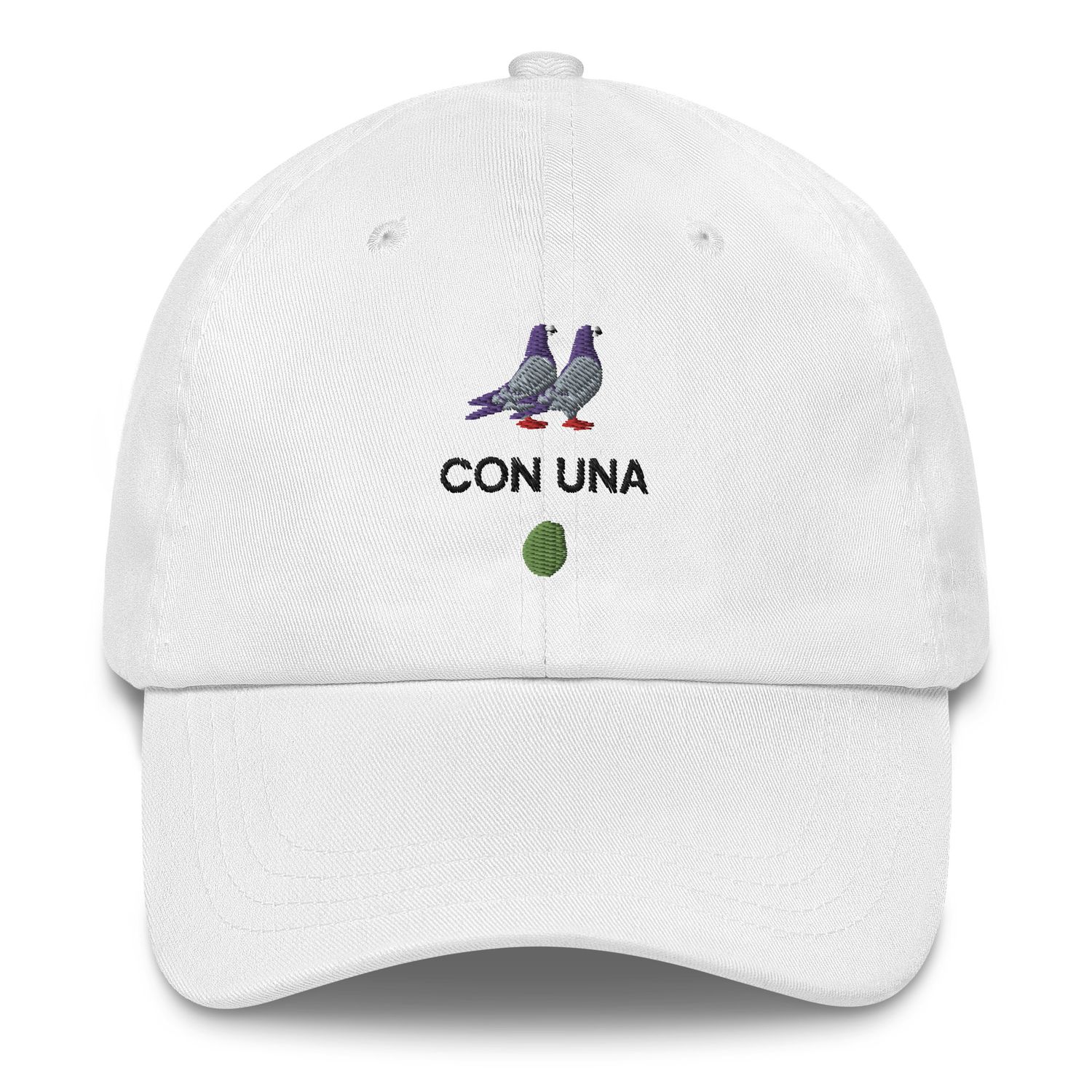 "Two birds with one stone" cap