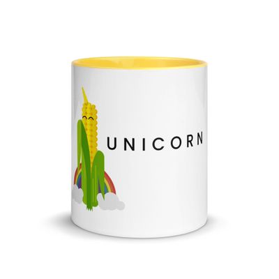 Colored inner mug "Unicorn"