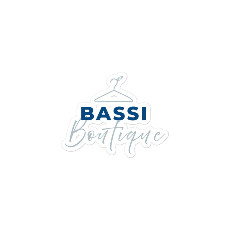 "Bassi Boutique" Sticker 💙