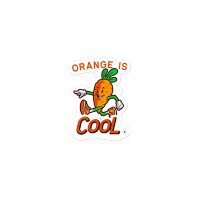 "Orange is cool" Sticker