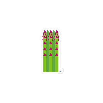 "Lilac Asparagus" Sticker