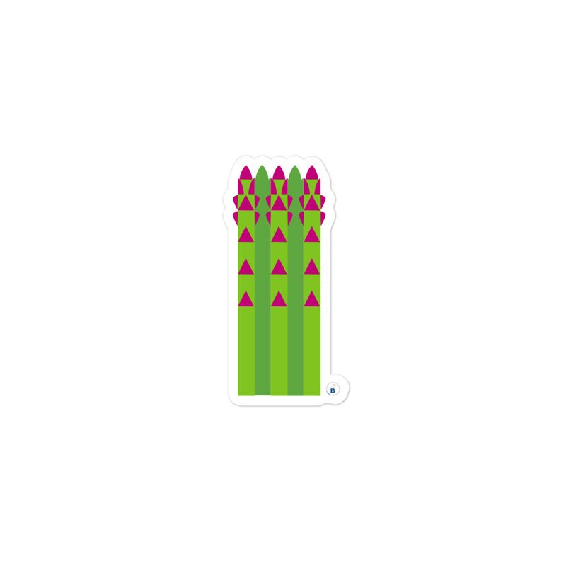 "Lilac Asparagus" Sticker
