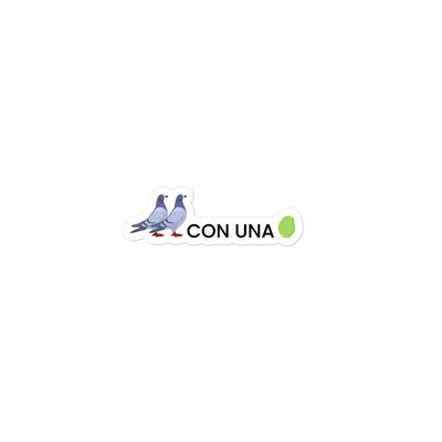 "Two birds with one stone" Sticker