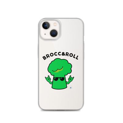 Cover iPhone® trasparente "Brocc&Roll"