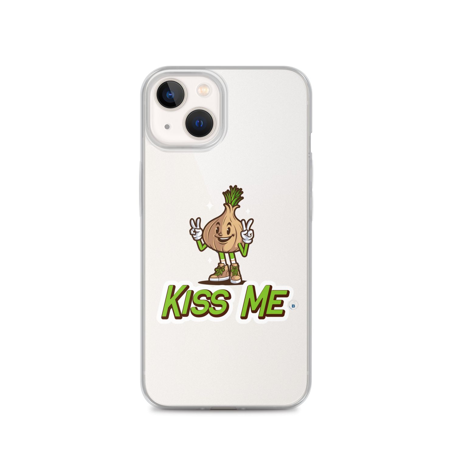 Cover iPhone® trasparente "Kiss me"