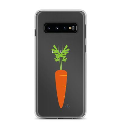 Cover Samsung® trasparente "Carota mania"