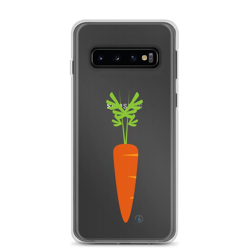 Cover Samsung® trasparente "Carota mania"