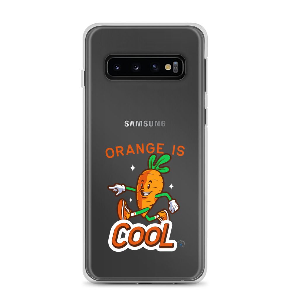 Cover Samsung® trasparente "Orange is cool"