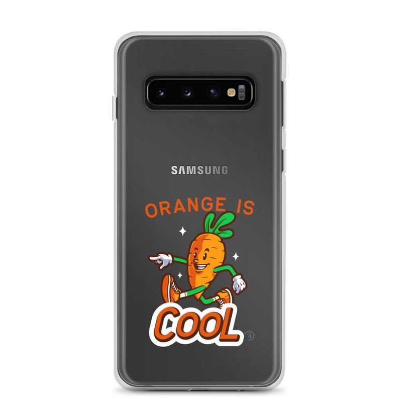 Cover Samsung® trasparente "Orange is cool"
