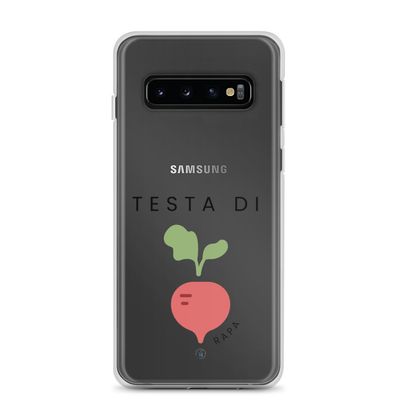 Cover Samsung® trasparente "Testa di rapa"
