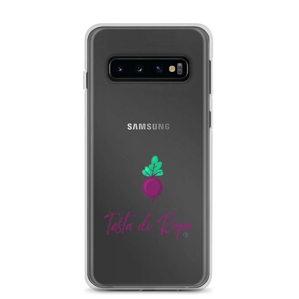 Cover Samsung® trasparente "Testa di rapa"