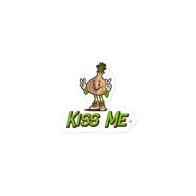 "Kiss Me" Sticker (vertical)