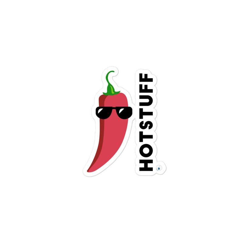 "Hot Stuff" Sticker (vertical)
