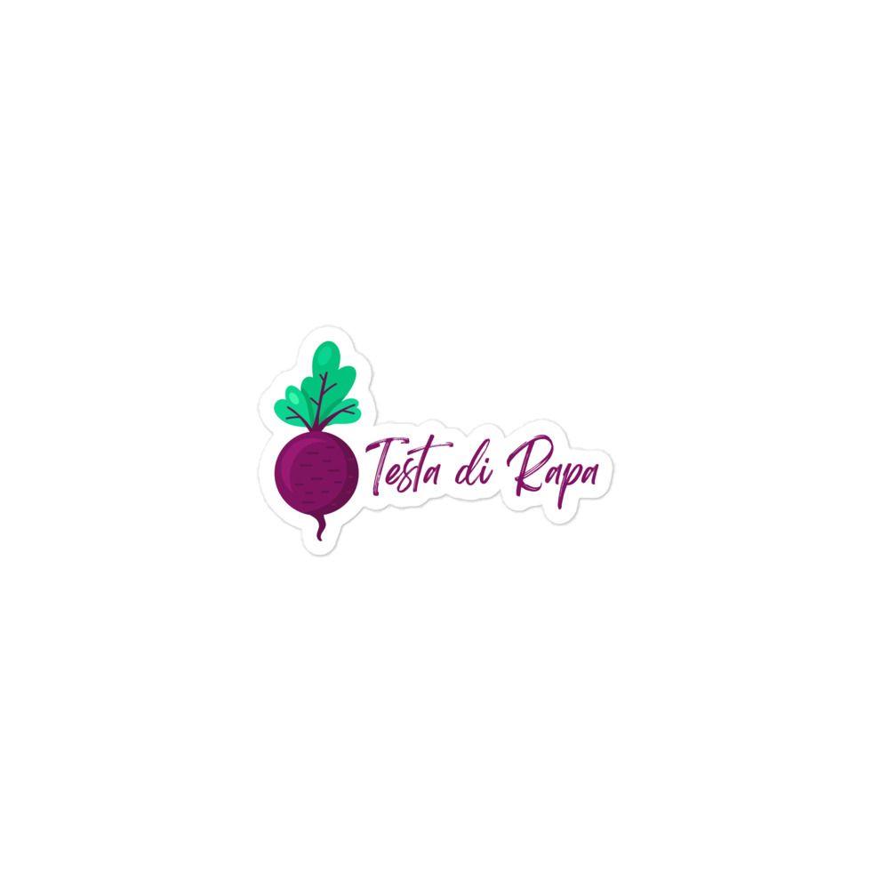Purple "Turnip Head" Sticker
