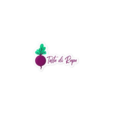 Purple "Turnip Head" Sticker