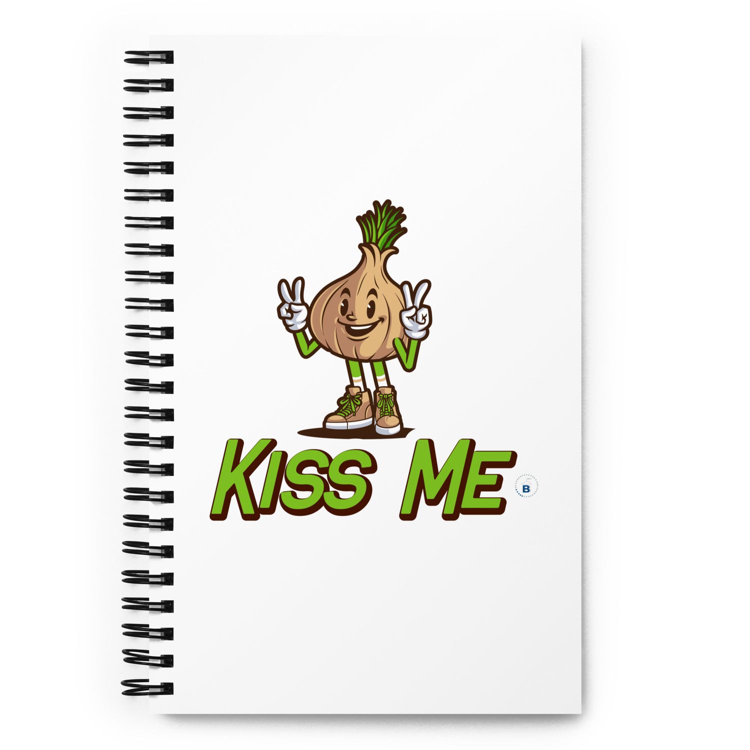 Spiral Notebook "Kiss me"