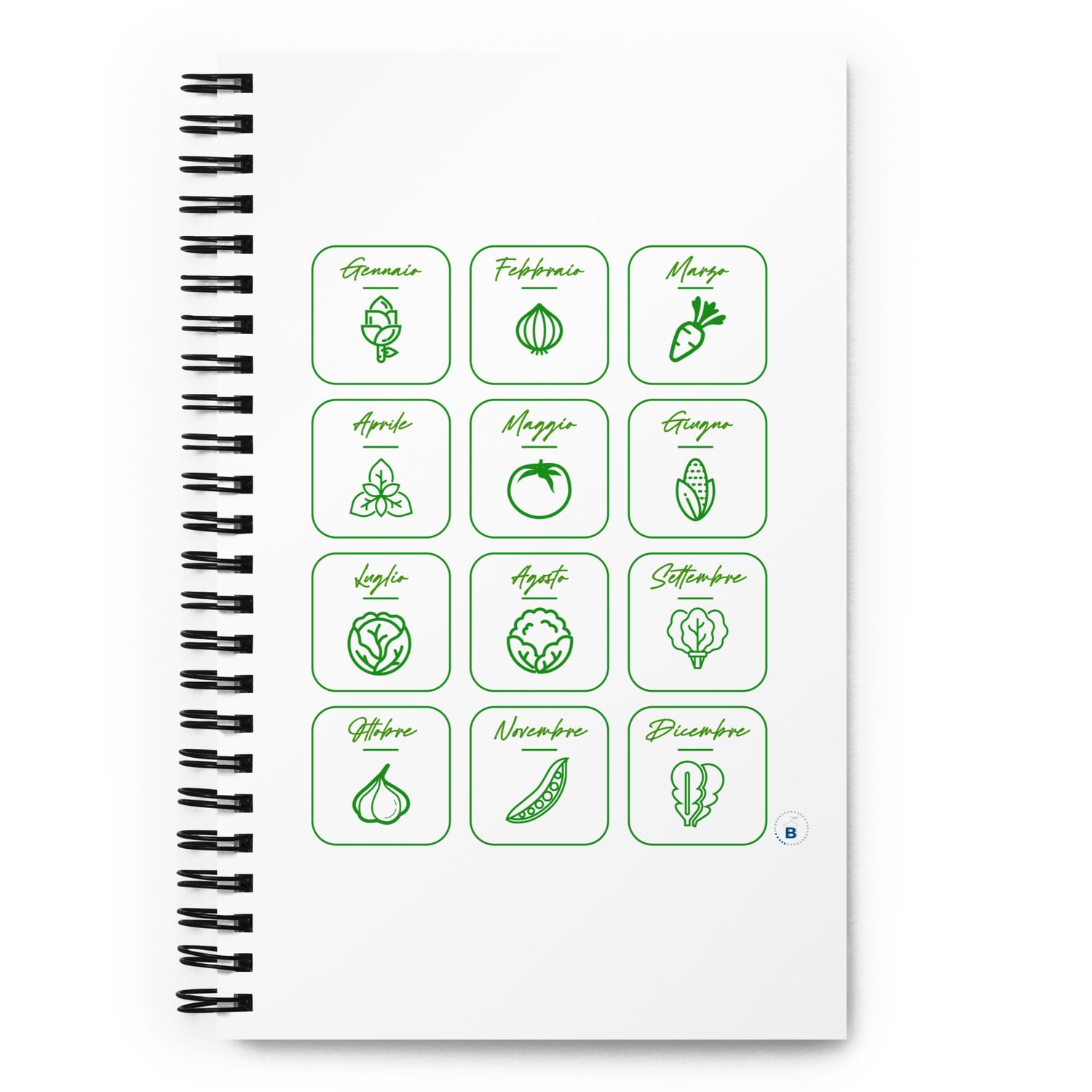 Spiral Notebook "Sow Calendar"
