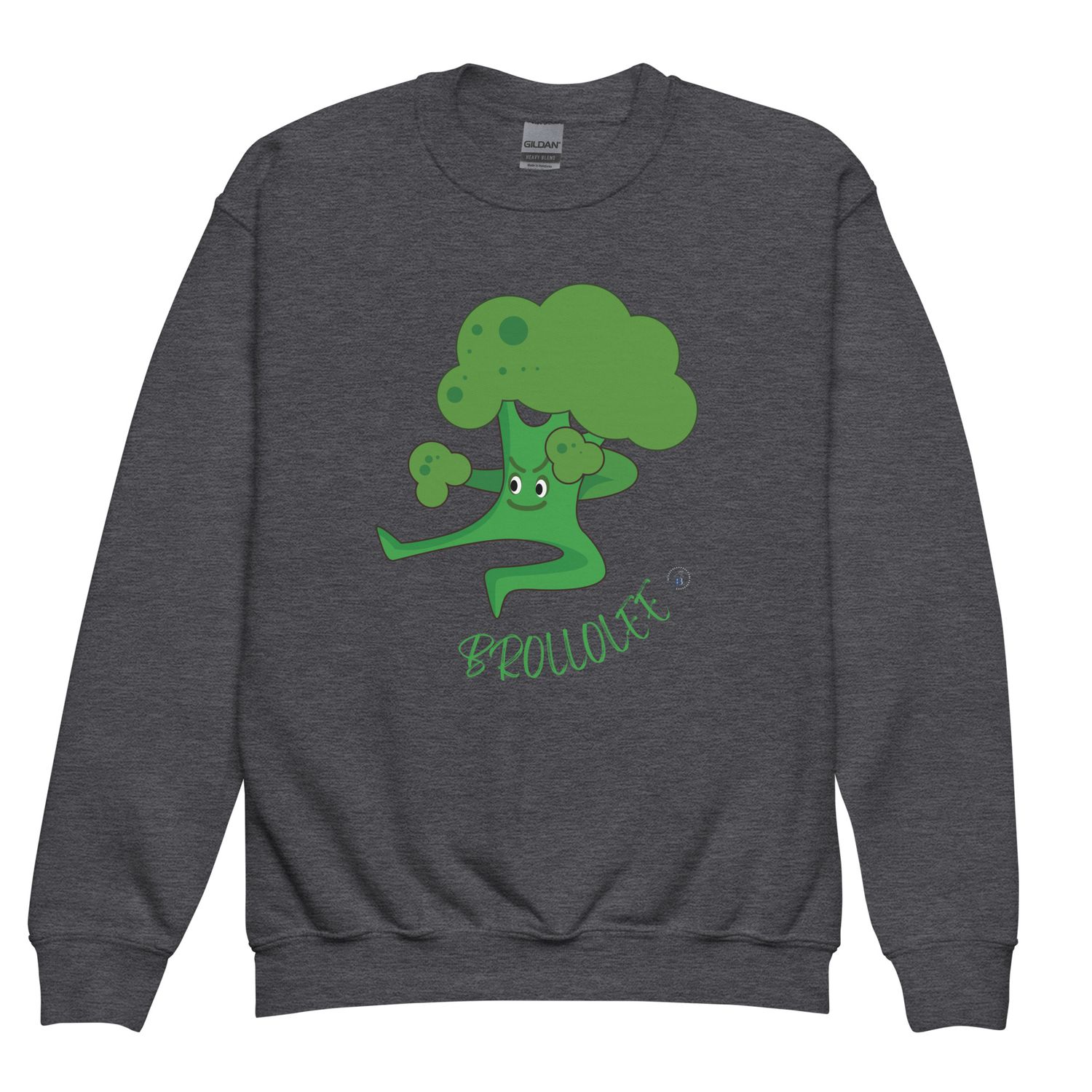 "BroccoLee" crewneck sweatshirt for kids