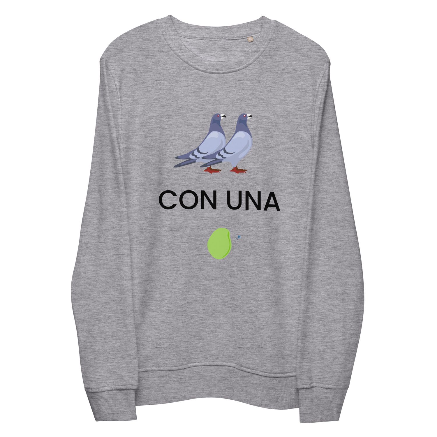 Unisex organic sweatshirt "Two birds with one stone"