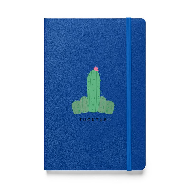 Hardcover Notebook "Fucktus"