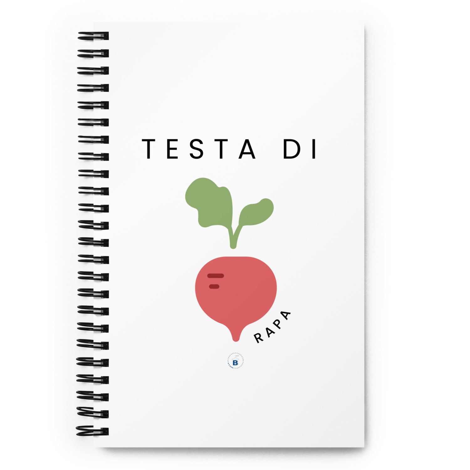 Spiral Notebook "Testa di rapa"