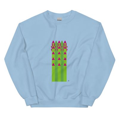Unisex sweatshirt "Lilac asparagus"
