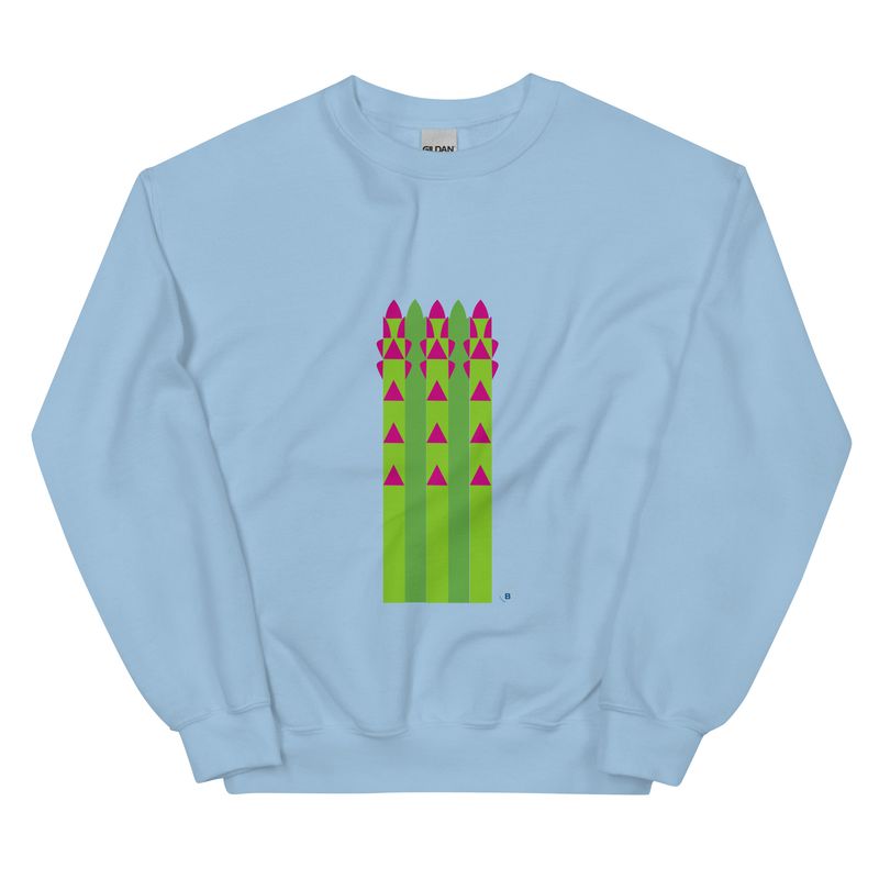 Unisex sweatshirt "Lilac asparagus"