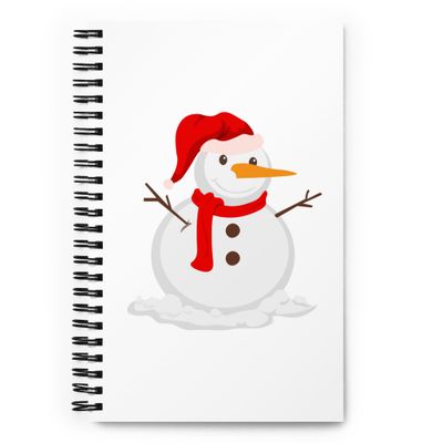 Quaderno a spirale "Snowman"