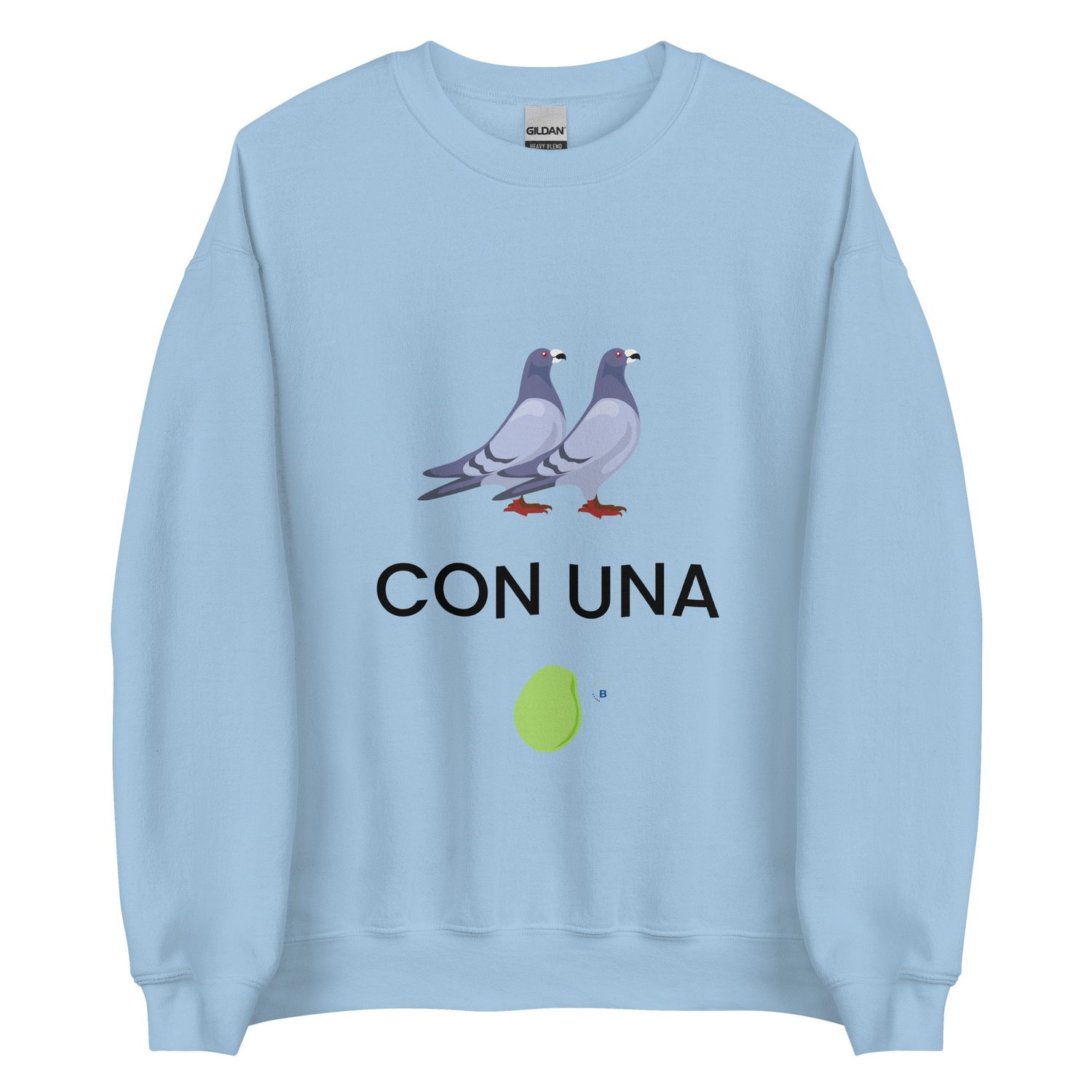 Felpa unisex "Due piccioni con una fava"