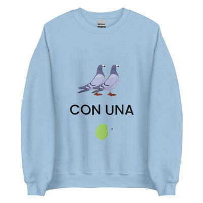 Felpa unisex "Due piccioni con una fava"