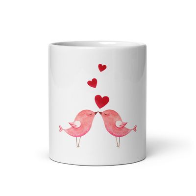 White mug "Sweety Kiss"
