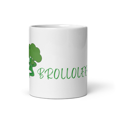 Glossy white mug Glossy white mug "BroccoLee"