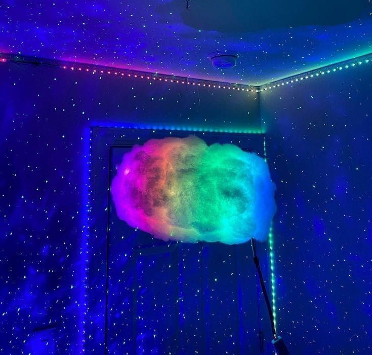 RGB Cotton Cloud Night Lamp