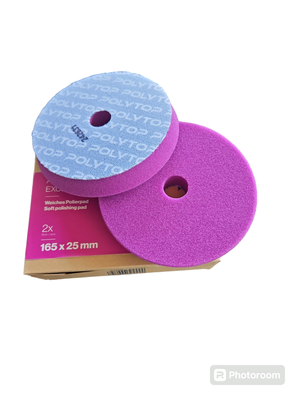 Polytop Anti Hologramm Excenterpad Lila 2er Pack
