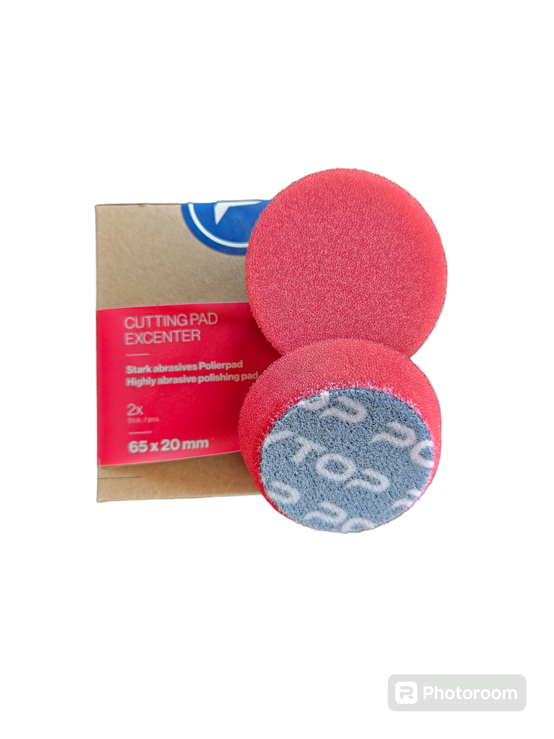 Polytop Cutting Pad Hard Excenter 2er Pack, Größe: 65mm