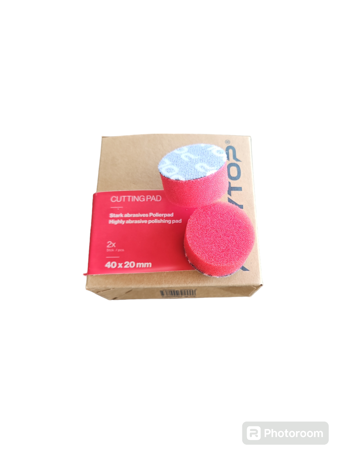 Polytop Polierpad Hart 2er Pack, Größe: 40mm