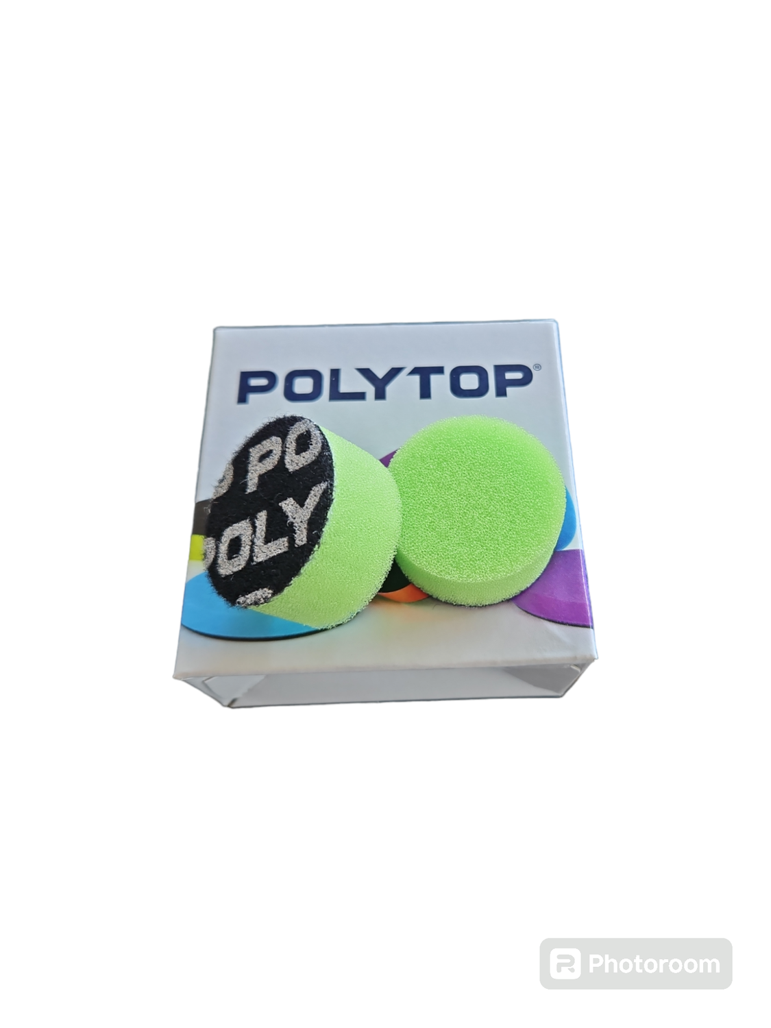 Polytop Finish Polierpad grün 2er Pack, Größe: 40mm