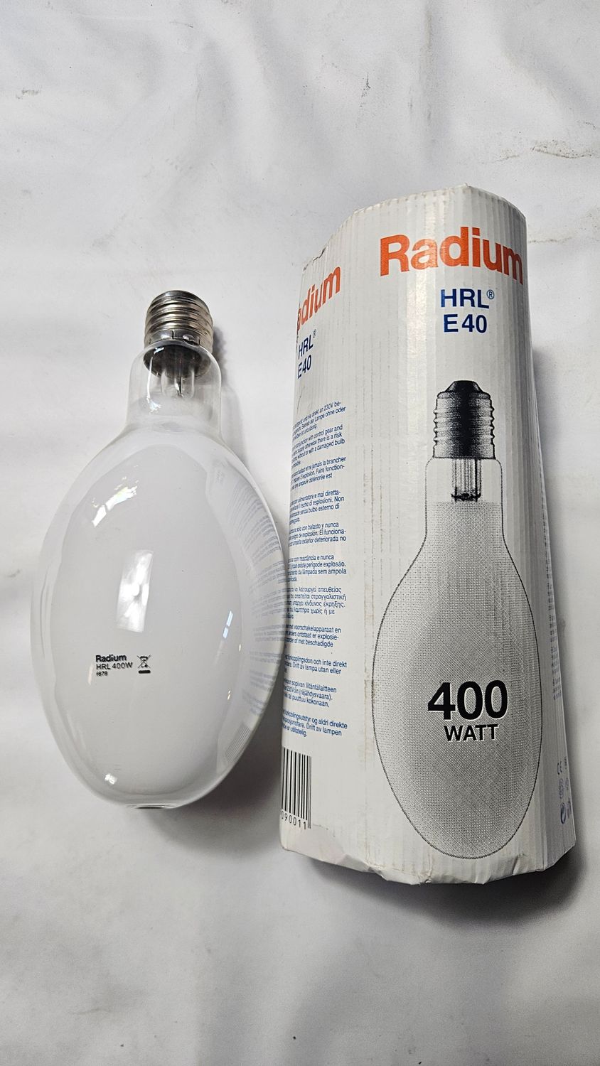 Radium HRL 400W E40 Quecksilberdampf-Mischlichtlampe – Ellipsoidform