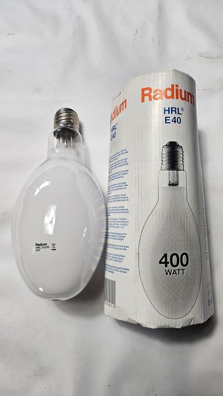 Radium HRL 400W E40 Quecksilberdampf-Mischlichtlampe – Ellipsoidform