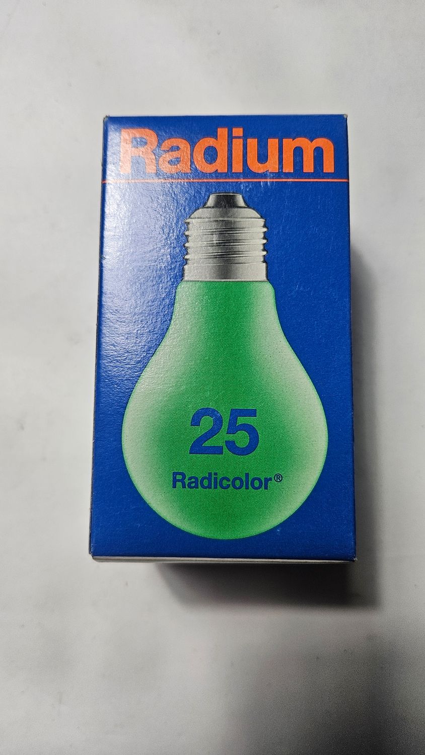 Radium Radicolor 25W E27 230V Glühbirne Grün