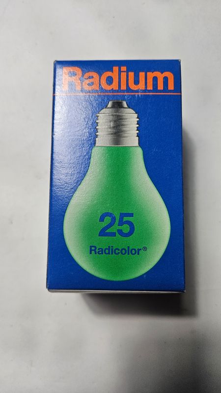 Radium Radicolor 25W E27 230V Glühbirne Grün