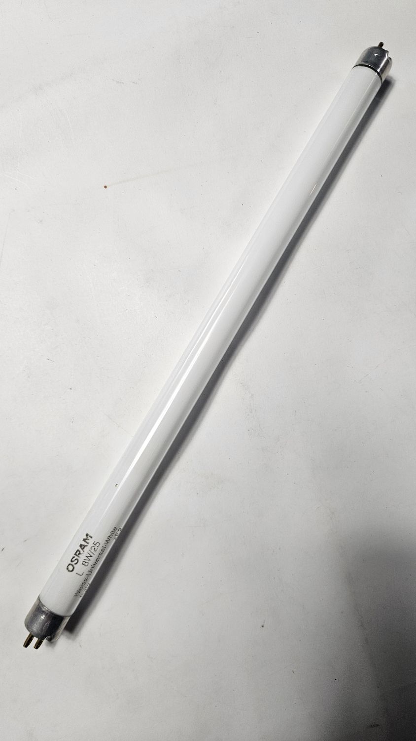 OSRAM L 8W/25 Weiss-Universal-White T5 Leuchtstoffröhre G5 Made in Italy