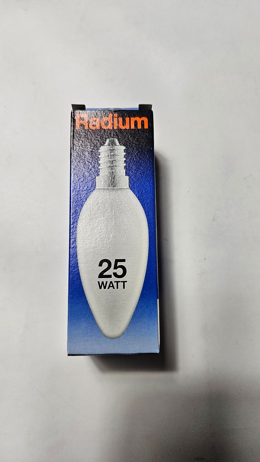 Radium Kerzenlampe C 25W/230/F 230V E14 mattiert Glühlampe