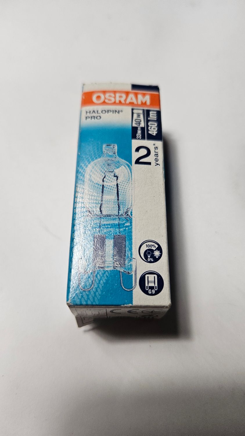 OSRAM Halopin Pro 66733 33W G9 230V 460lm 2700K Halogenlampe ersetzt 40W